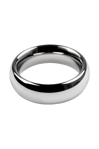 Кольцо на пенис, TOYFA Metal,металл, серебристое, 2 см, Ø 3 см ,S