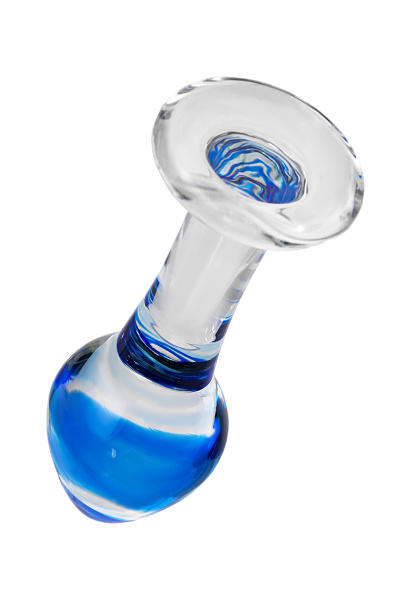 Анальная втулка Sexus Glass, стекло, прозрачная 11,5 см, Ø 4 см