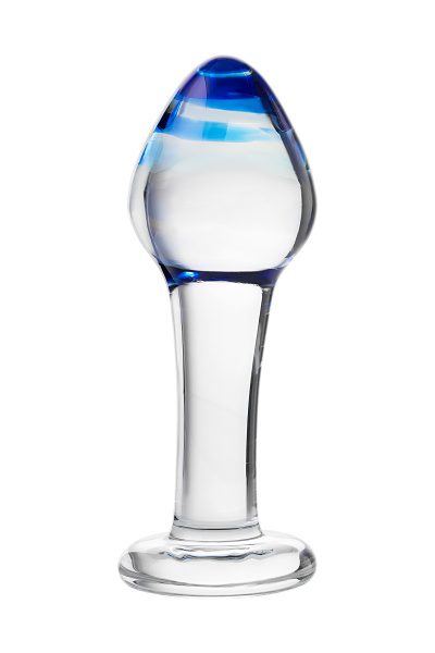 Анальная втулка Sexus Glass, стекло, прозрачная 11,5 см, Ø 4 см