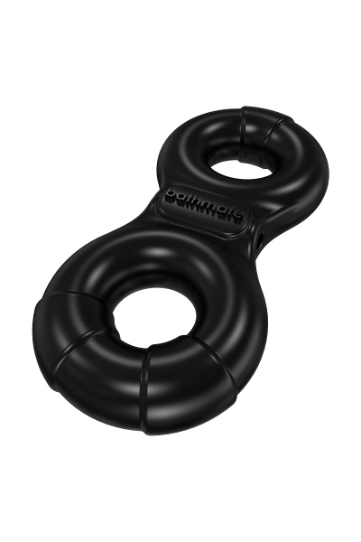 Виброкольцо на пенис BATHMATE EIGHT, ELASTOMEX, черное, Ø4-2,4 СМ