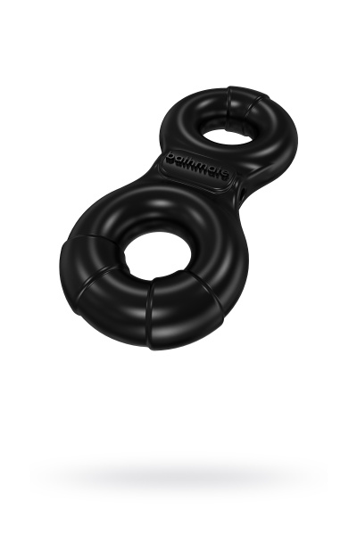 Виброкольцо на пенис BATHMATE EIGHT, ELASTOMEX, черное, Ø4-2,4 СМ