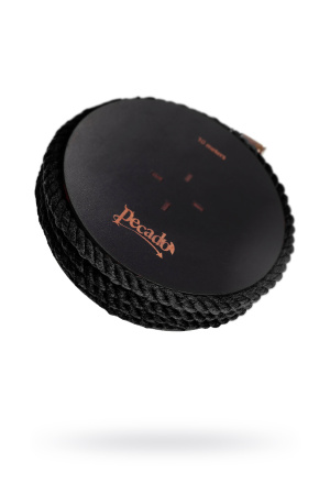 Веревка для шибари Pecado BDSM, на катушке, хлопок, черная, 10 м.